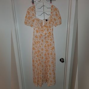 Floral/yellow sundress